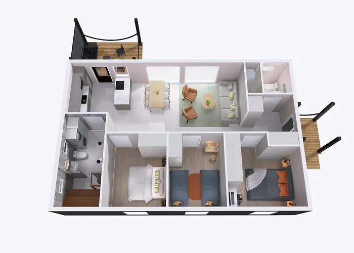 Raikas, Northern Lights, & Lake, Free Wifi, Vuosseli Ruka * Kuusamo