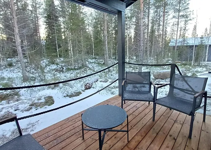 Vila Raikas, Northern Lights, & Lake, Free Wifi, Vuosseli Ruka *