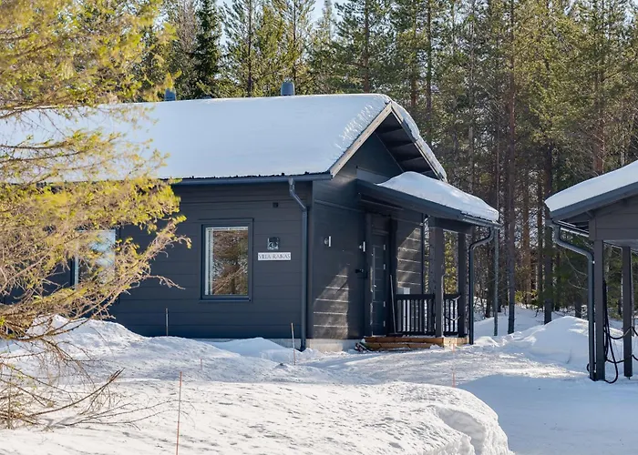 Raikas, Northern Lights, & Lake, Free Wifi, Vuosseli Ruka Vila Kuusamo